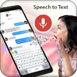 voice typing keyboard easy app android application logo